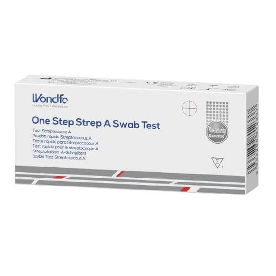 STREP A Rapid Test for Detection of Bacterial Angina, 1pc