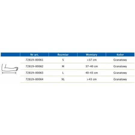 Actimove Professional Line Temblak, talla XL azul marino