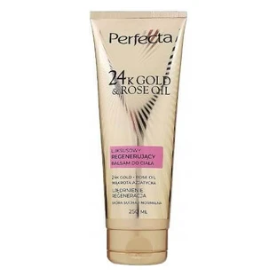 PERFECTA 24k Gold & Rose Oil Luxurious Regenerating Body Lotion, 250ml
