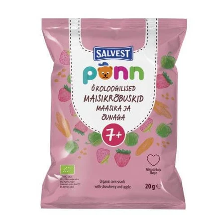 SALVEST PÕNN BIO Aardbeienchips, 20 g