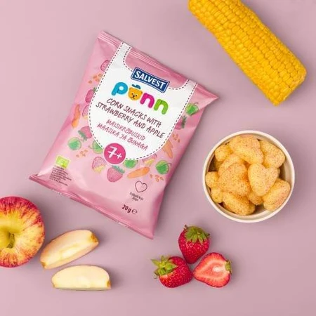 SALVEST PÕNN BIO Aardbeienchips, 20 g