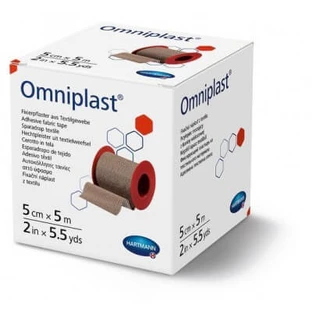 OMNIPLAST 5cm x 5m pleister - 1 item