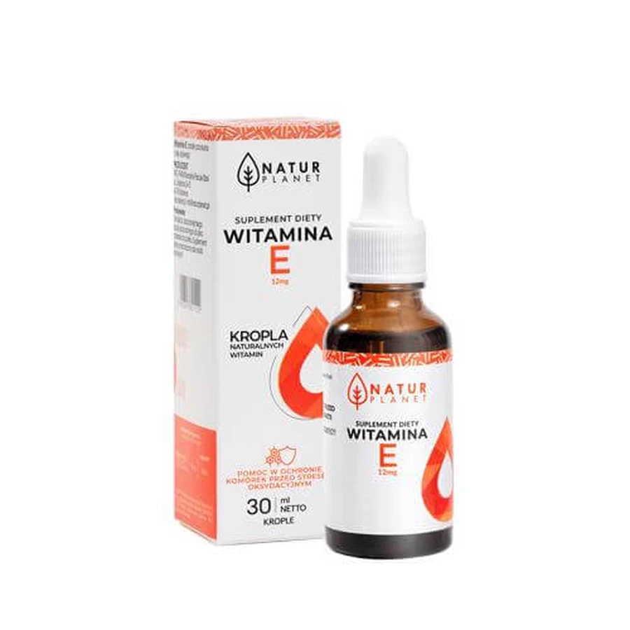 NaturPlanet Vitamine E druppels - 30ml