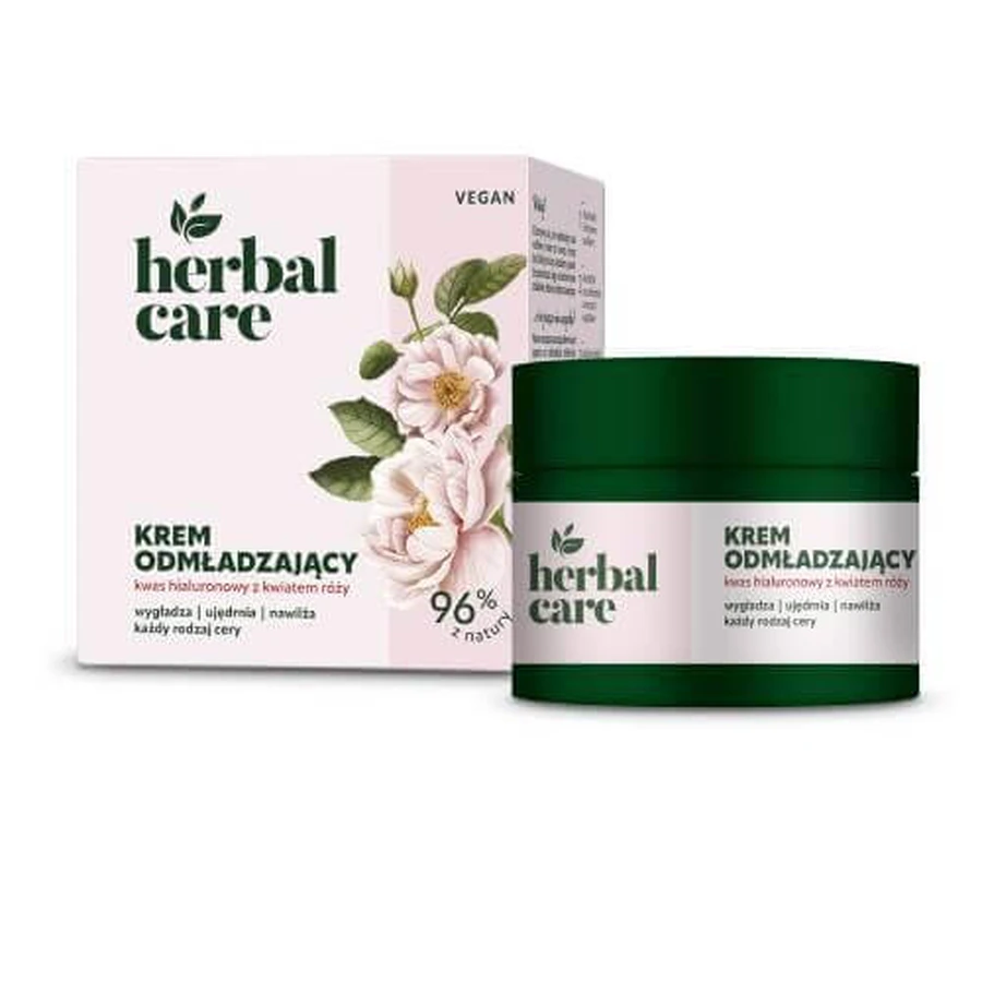 FARMONA HERBAL CARE Verjongende crème Hyaluronzuur met rozenbloem, 50 ml