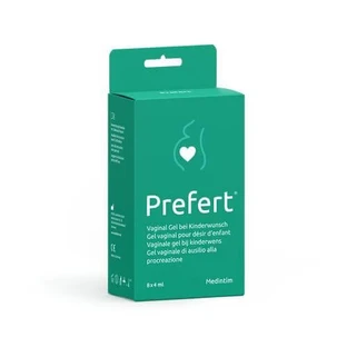 PreFert Vaginal Gel - vaginal gel for women trying to have a baby, 8x 4ml