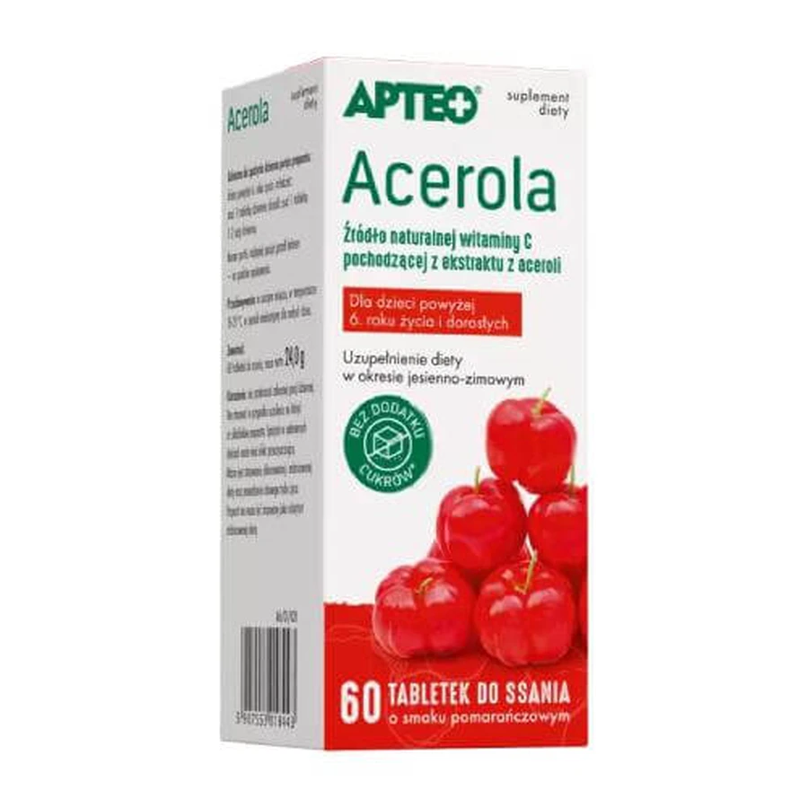 APTEO Acerola, 60 Lutschtabletten