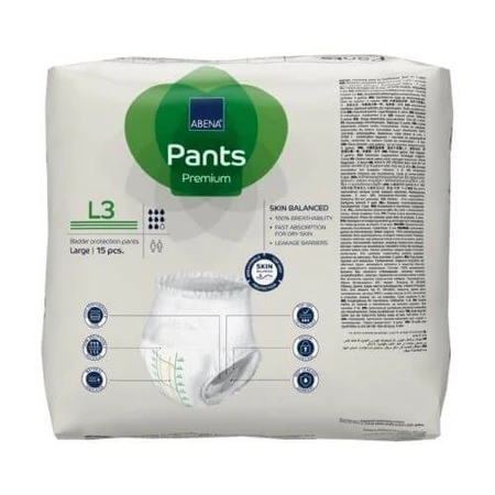ABENA Pants Premium L3 Absorbent panties, 15 pcs