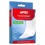 APTEO Fabric patch with dressing 1 m x 6 cm, 1 piece