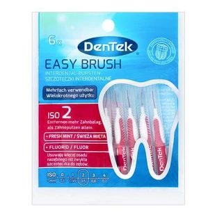DENTEK Cepillos interdentales Easy Brush tamaño 2, 6pcs