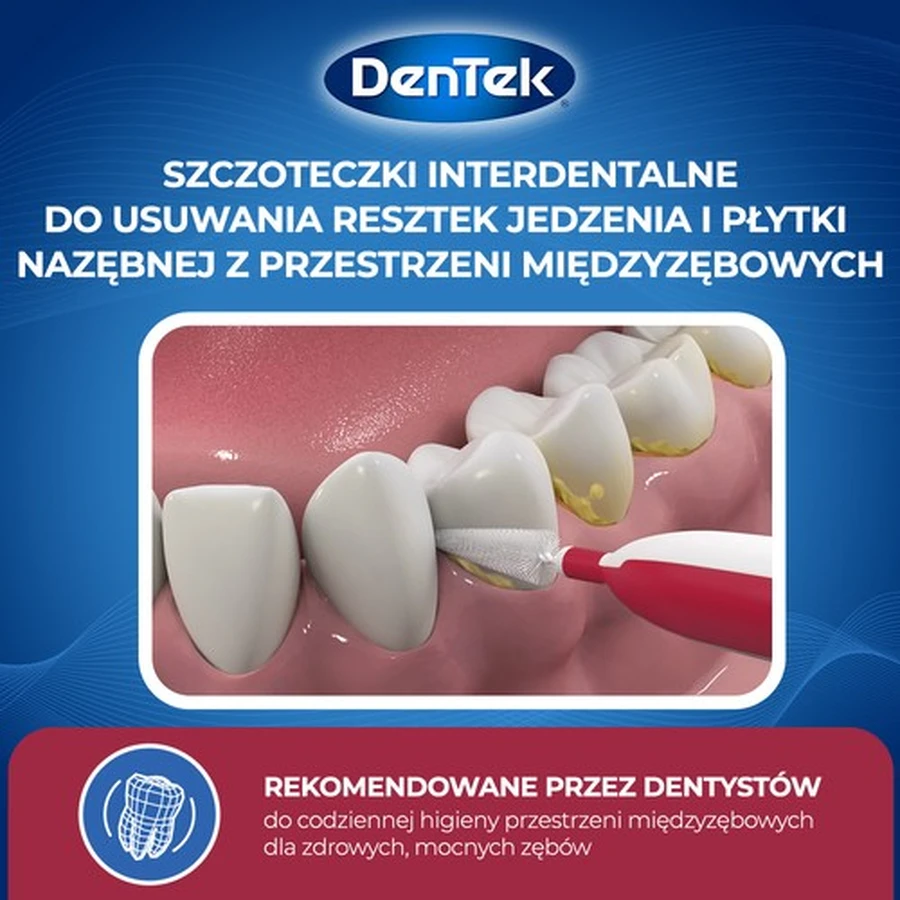 DENTEK Cepillos interdentales Easy Brush tamaño 2, 6pcs