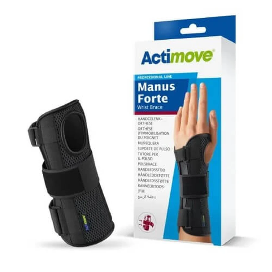 Actimove Professional Line Muñequera talla XS (izquierda) negra, 1ud.