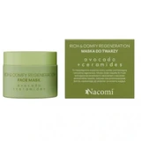 NACOMI Rich&Comfy Regeneratie Avocado Gezichtsmasker, 40ml KORT DATUM 30.11.2025