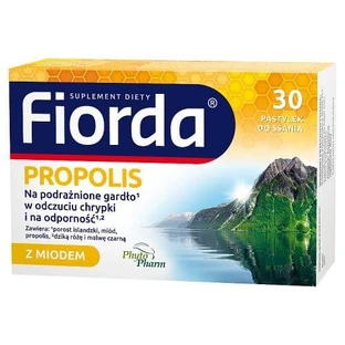 Fiorda Propolis lozenges with honey, 30 pcs