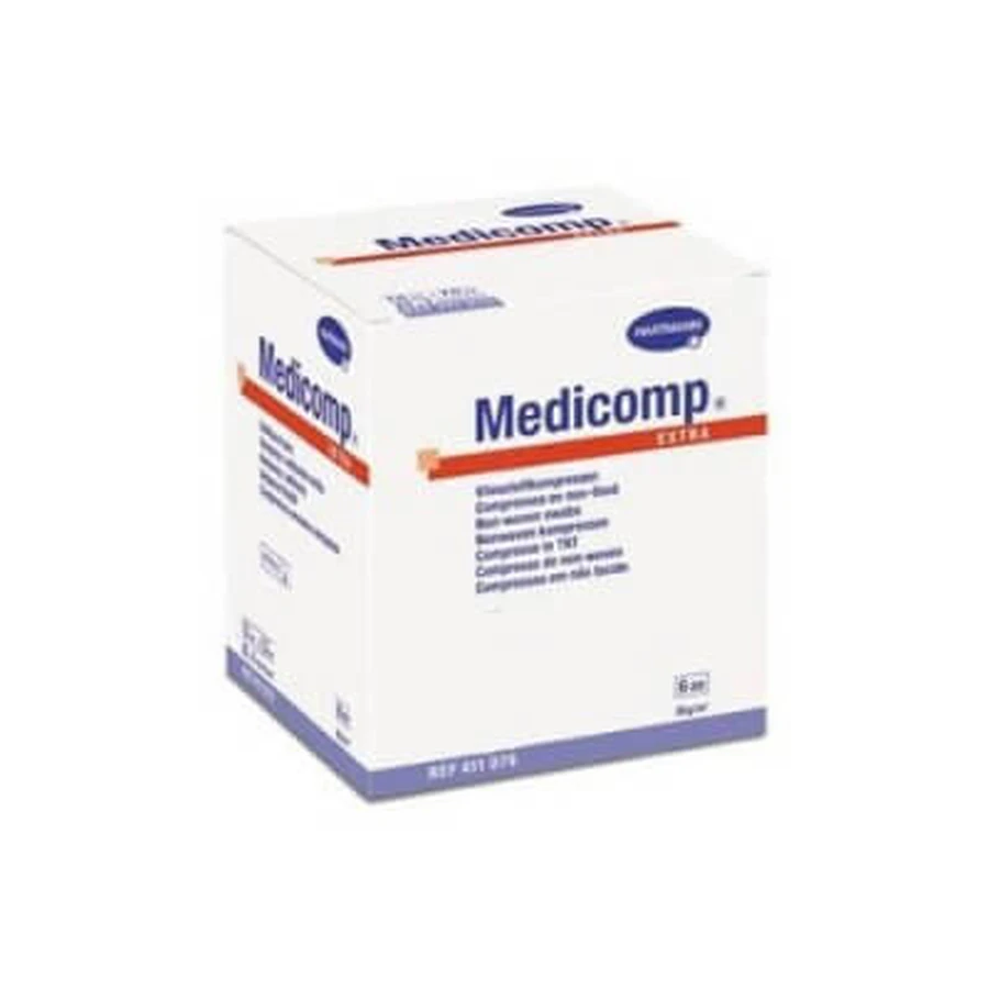 MEDICOMP EXTRA steriel 6-laags verband 7,5x7,5cm, 25x2st