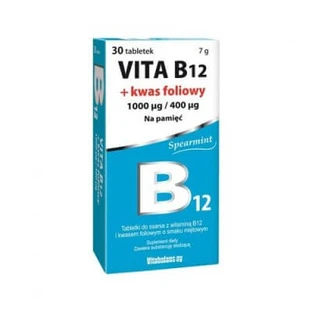 Vita B12 + acide folique, 30 comprimés