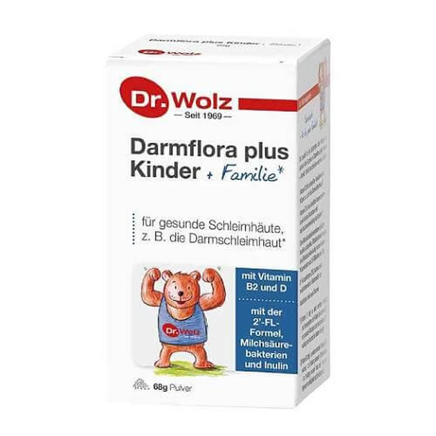 Dr.Wolz Darmflora plus Kinder + familie, 68 g