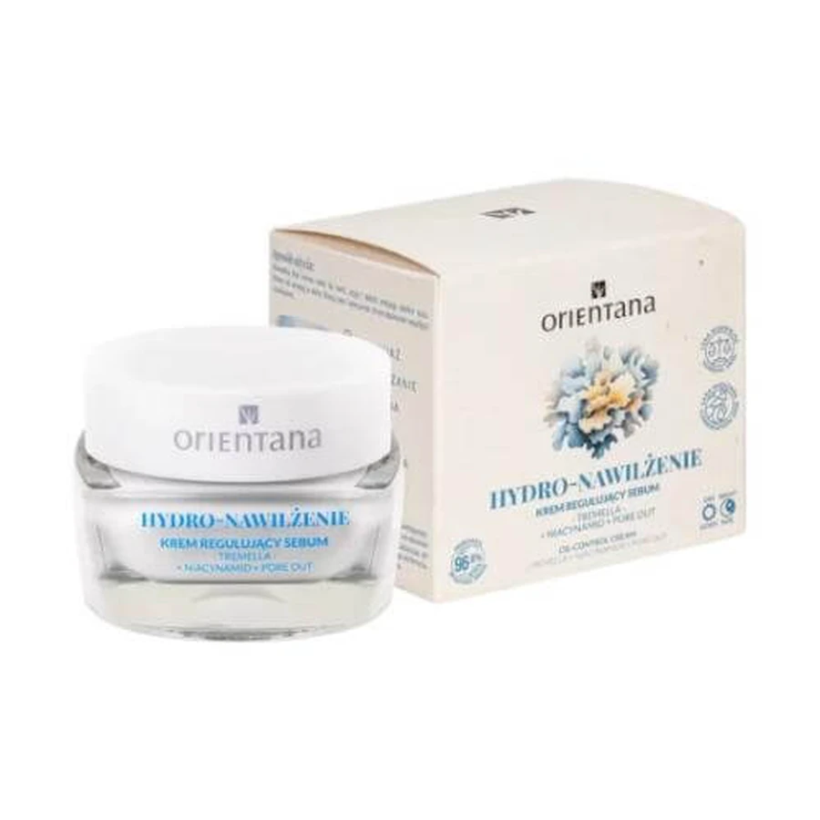 Orientana Hydro-Moisture Regulerende Crème Tremella Niacinamide Porie uit, 50 ml