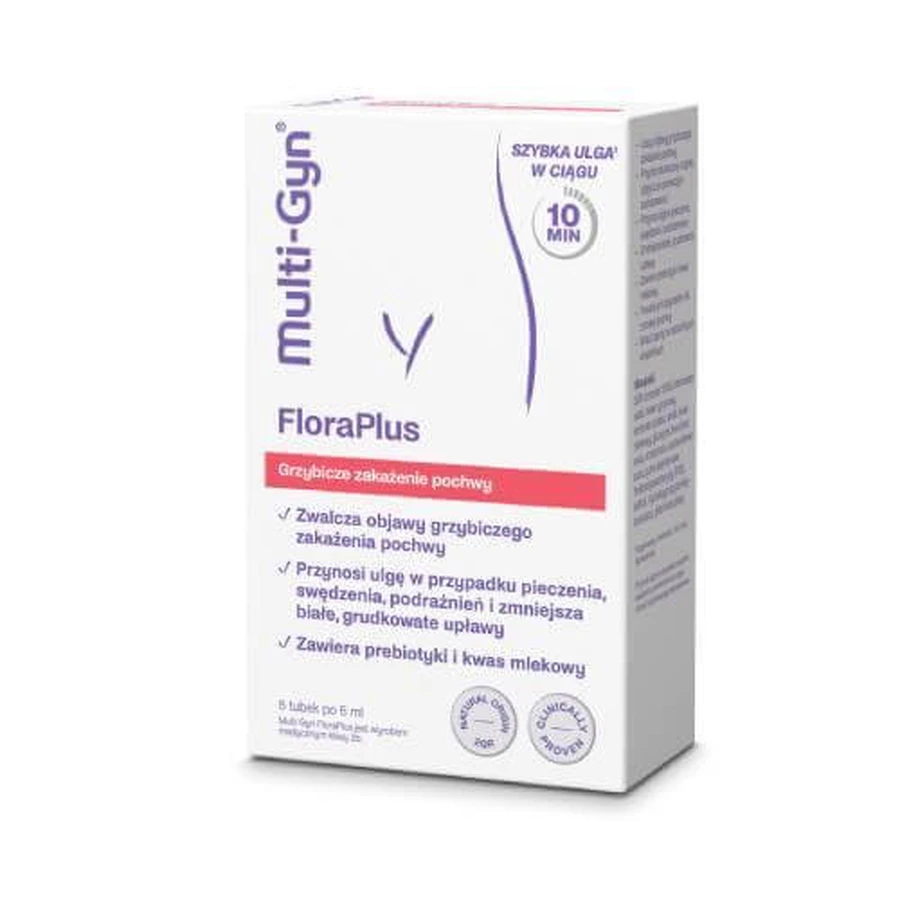 Multi-Gyn FloraPlus Vaginalgel, 5 Tuben à 5 ml