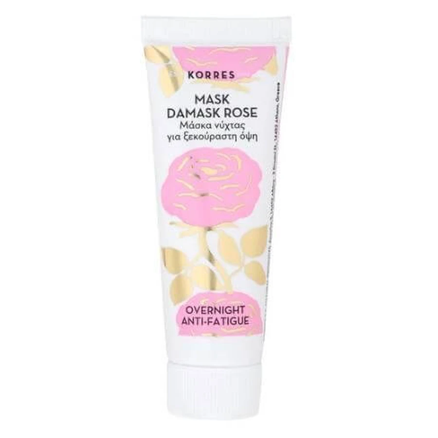 Korres Mascarilla de noche de rosa de Damasco, 18 ml