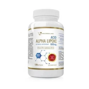 Progress Labs Ácido alfa lipoico 600 mg, 120 cáps.
