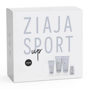 Ziaja Sport Geschenkset: 2in1 Bodylotion en haarconditioner, 200 ml + 2in1 Shampoo en douchegel, 200 ml + Hand- en voetcrème, 100 ml + 2in1 Antitranspirant en serum, 60 ml