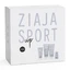 Ziaja Sport Geschenkset: 2in1 Bodylotion en haarconditioner, 200 ml + 2in1 Shampoo en douchegel, 200 ml + Hand- en voetcrème, 100 ml + 2in1 Antitranspirant en serum, 60 ml