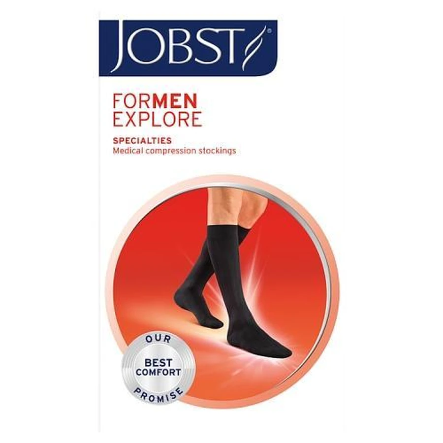 JOBST FORMEN EXPLORE chaussettes de compression CCL2 noir, taille 1 ZP SHORT DATE 31.12.2025