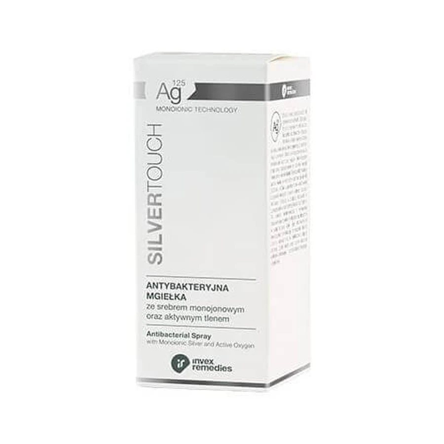 INVEX SILVER TOUCH AG 125 antibacteriële nevel met actieve zuurstof, 100 ml