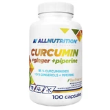 Allnutrition Curcumine + Gember + Piperine, 100 capsules