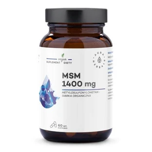 Aura Herbals MSM 1400 mg de soufre organique, 60 gélules
