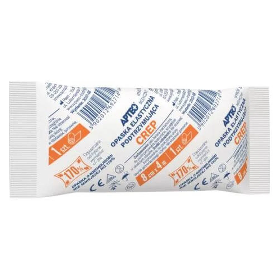 APTEO Elastic bandage - support - Crep 8cm x 4m, 1 piece