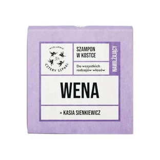 Cztery Szpaki (4paki) Wena x Kasia Sienkiewicz Shampooing hydratant en cube, 75 g