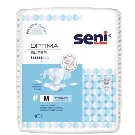 SENI OPTIMA SUPER MEDIUM luiers met tailleband, 10 stuks