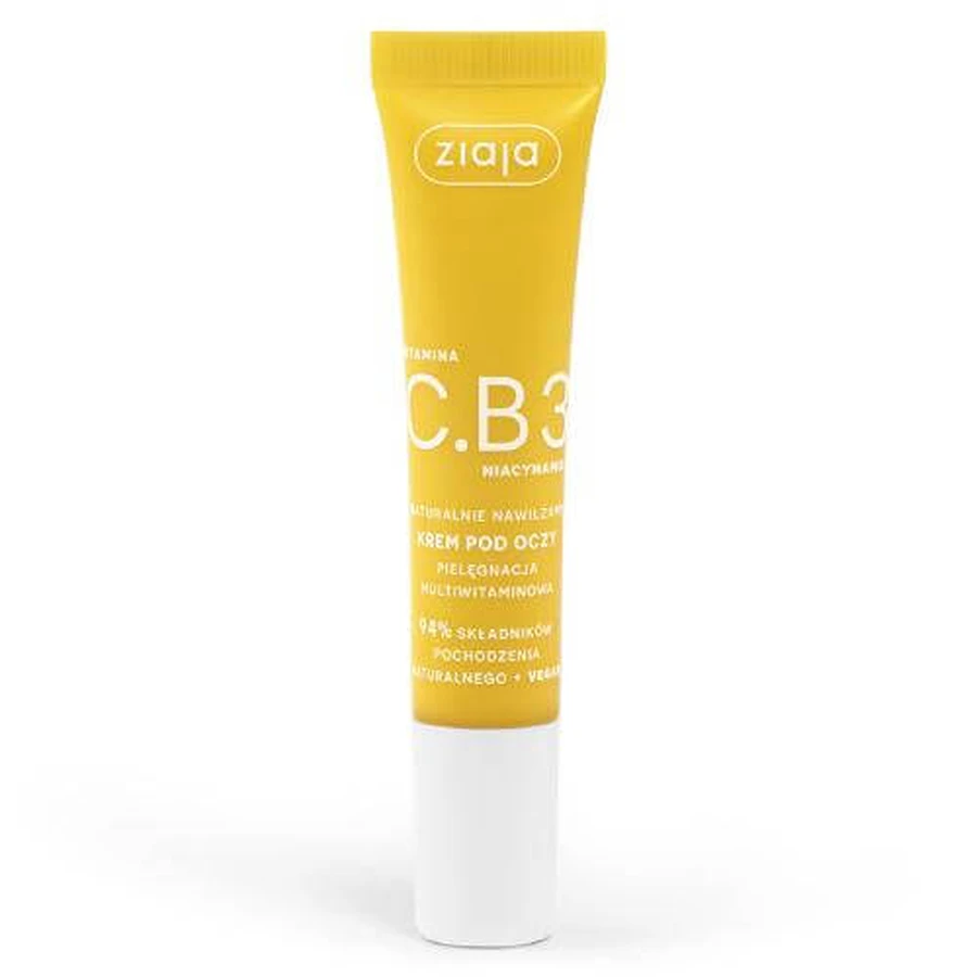 Ziaja Vitamin C.B3 Niacinamide Eye Cream, 15 ml