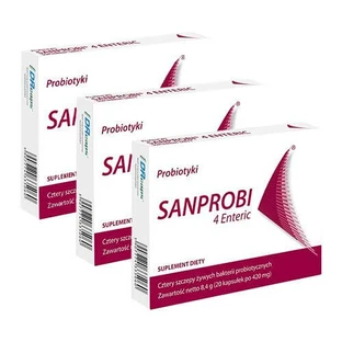 SANPROBI 4 Enteric Set, 3 x 20 Kapseln