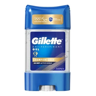 Gel antisudorifique Gillette Champion Gold pour hommes, 70 ml