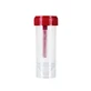 FL MEDICAL Stool container with spatula and red cap, non-sterile, 30ml