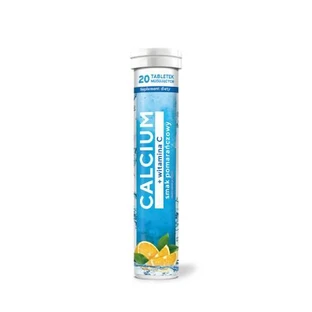 Calcium + vitamin C orange flavor, 20 mousse tablets.