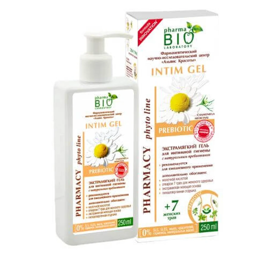 Pharma Bio Extra sanftes Intimpflege-Gel mit natürlichem Präbiotikum, 250ml