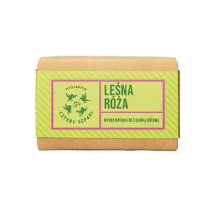 Cztery Szpaki (4spaki) Jabón en barra Rosa del bosque, 110 g