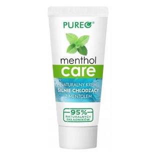 PUREO Menthol Care Natürliche Kühlcreme mit Menthol, 100g