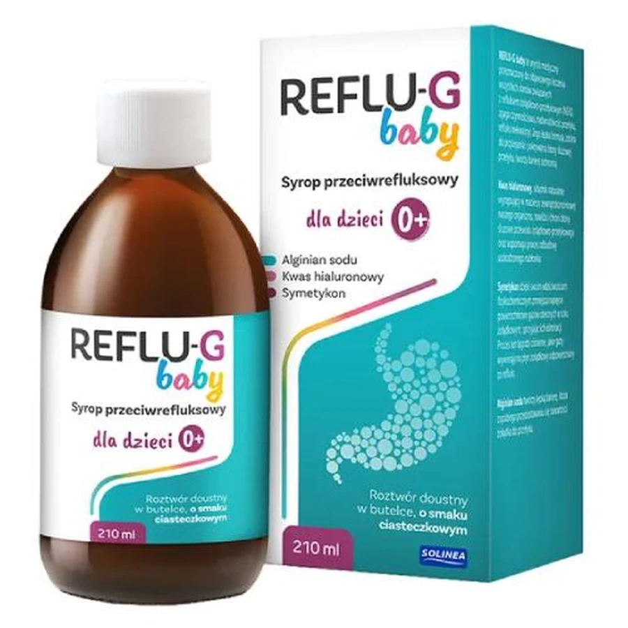 Reflu-G Baby Anti-reflux syrup for children 0+, 210 ml