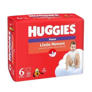 HUGGIES Little Movers Pants Windeln Größe 6 (15-25kg), 30 Stück