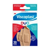 VISCOPLAST Duo-Pflaster mit starkem Kleber, hautschonend, 20 Stück.
