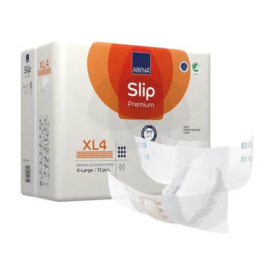 Couches pour adultes ABENA Slip Premium XL4, 12 pièces