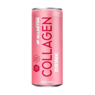 Allnutrition Alldeynn Boisson au collagène pêche et mandarine avec abricot, 330 ml