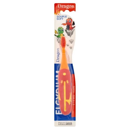 Elgydium Dragon Souple Soft Toothbrush for Children 2-6 Years Soft, 1 pc.