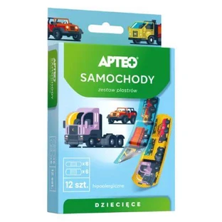 APTEO CARE Pansements pour enfants - voitures, 12 pièces