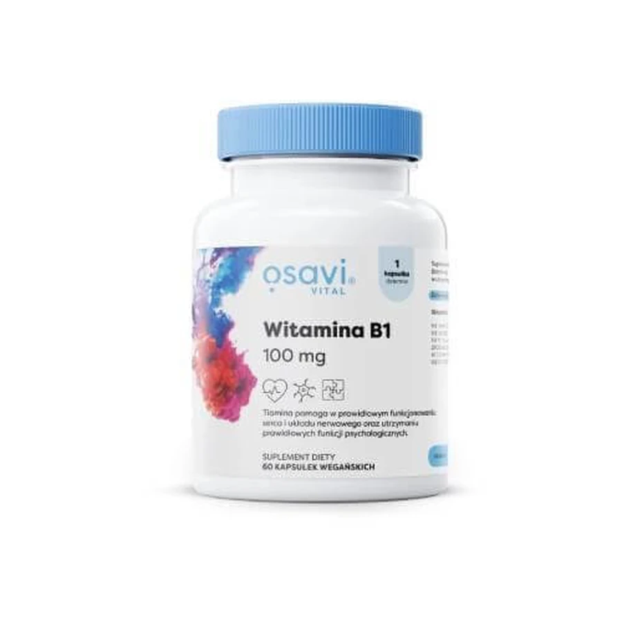 Osavi Vitamina B1 100 mg, 60 cáps.