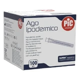 PIC Ago Ipodermico aguja hipodérmica estéril 21G 0.8 x 25 mm, 100 pcs